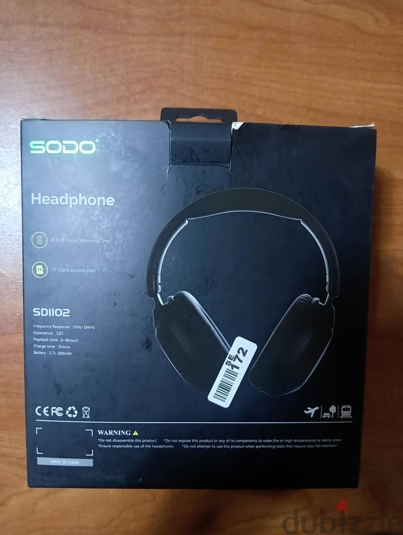 sodo headphones version SD1102 2