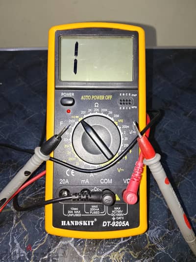 ملتيميتر Handskit DT9205A أصلي – بحالة ممتازة