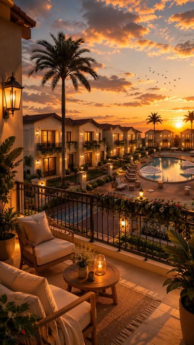 With a down payment of 855 thousand, you will live in a twin house for sale in Sheikh Zayed, within a compound of villas only, and in installments for 7 years
