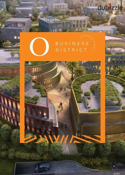 مكتب للبيع في O Business District - O West | تشطيب كامل | 96 م² | فرصة استثمارية مميزة