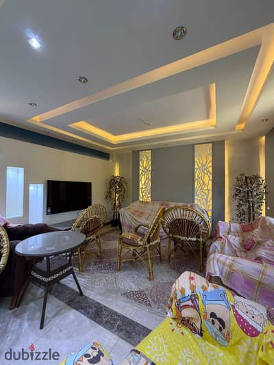 Inside the dunes, my land with a garden of 164 meters, a garden of 130, all facing a sea view, landscaped with 3 bedrooms, 2 bathrooms next to the axis and gate 6, a very amazing price.