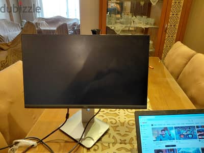 شاشه dell ١٠٠ هرتز ٢٤ بوصه framless بسماعات مدمجه