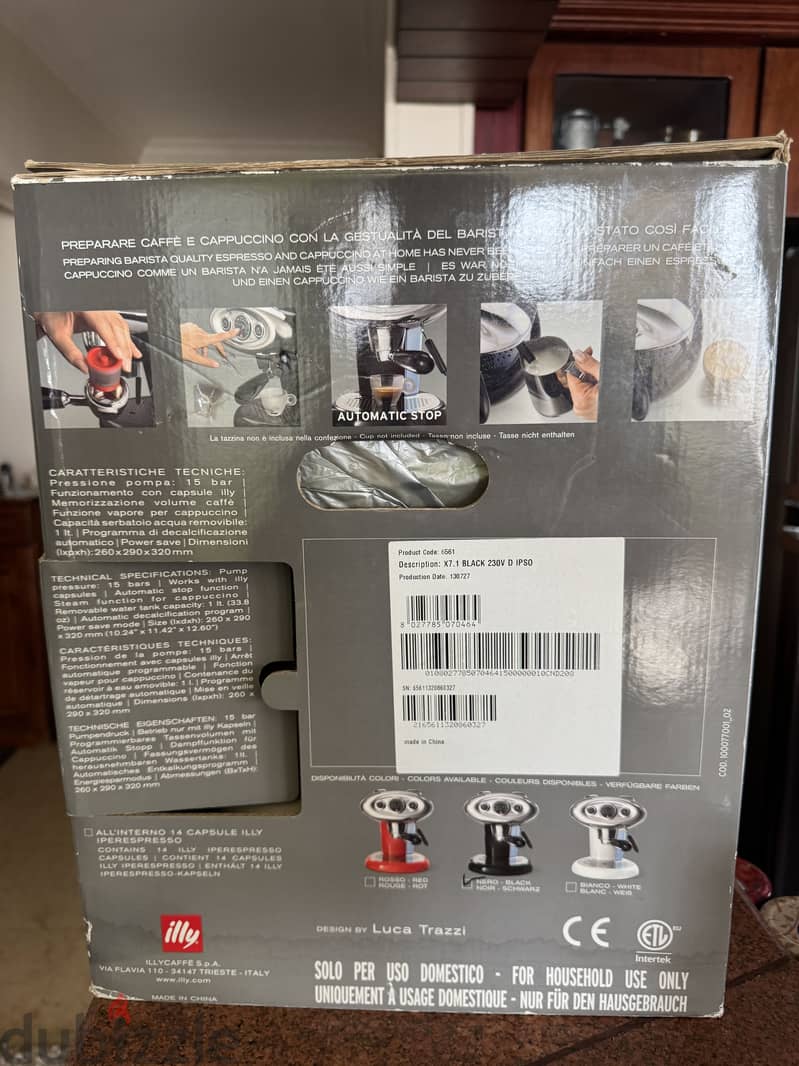 Illy espresso machine in good condition 8