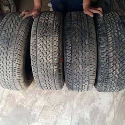 4 فرد كاوتش استعمال بسيط مقاس 265/70/16