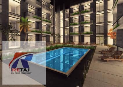 Ultra-super-lux apartment for rent in Degla Towers Compound, Oasis City, Nasr City, with a brand new, fully equipped kitchen in a prime location with