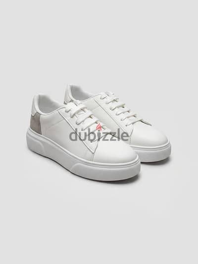 white sneakers