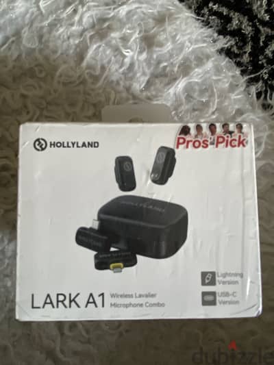 Mic hollyland LARK A1 lighting and usb-c version