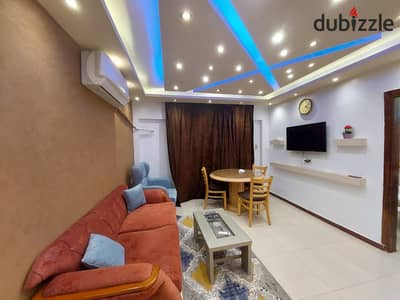 Fully furnished, air-conditioned hotel-style studio with all modern appliances, in a prime location in Nasr City on Abbas El Akkad Street and near Cit