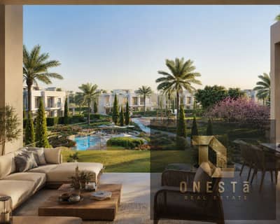 Villa for sale in new cairo with a 30% discount, next to the Rotana Hotel, and with the possibility of installments over 10 years.