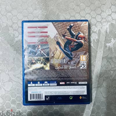 Spider Man PS4 cd