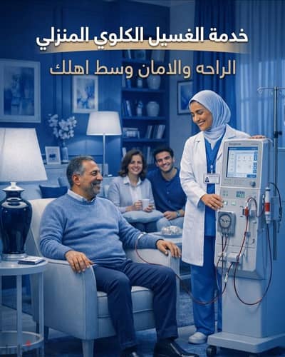 خدمة الغسيل الكلوي المنزلي