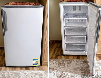 ديب فريزر توشيبا No Frost رأسي 195 لتر – كسر زيرو – استخدام شهرين فقط
