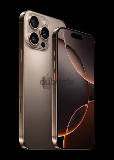 iPhone 16 Pro Max 256GB Desert Titanium جديد كرتونة – نسخة شريحتين