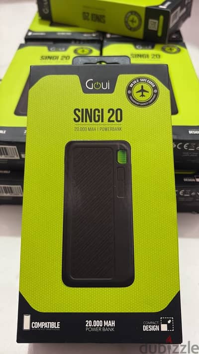 باور بنك Goui Singi 20 سعة 20000mAh جديد