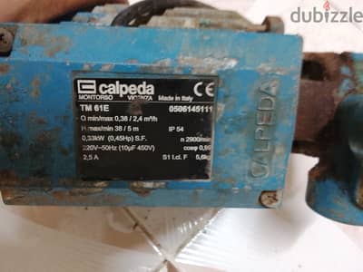 طلمبة مياه Calpeda إيطالي أصلي