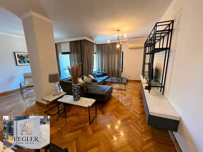 Modern Furnished 3-Bedroom Apartment for Rent in Degla Maadi | Near CAC | Green View