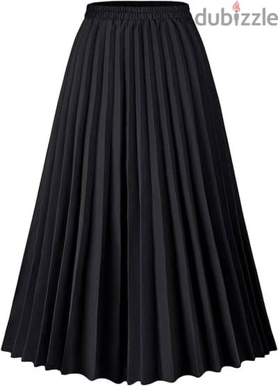 Black pleated skirt | جيبة بليسيه أسود