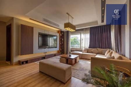 Duplex with a garden in the Fifth Square compound—located in the heart of the Fifth Settlement, New Cairo—featuring a special cash discount, full ultr