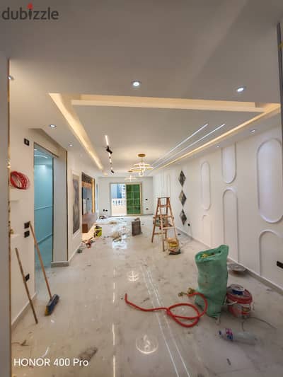 Apartment for sale 180m Al-Marioteya Fayçal the main license modern finishing new