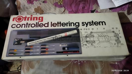 rotring controlled lettring system
