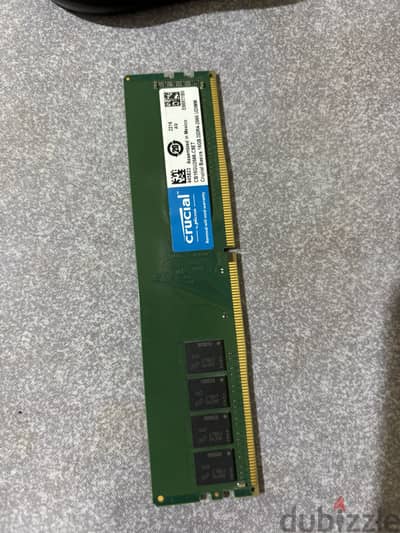 Ram 16 crucial ddr4 2666 mhz بحاله ممتازه