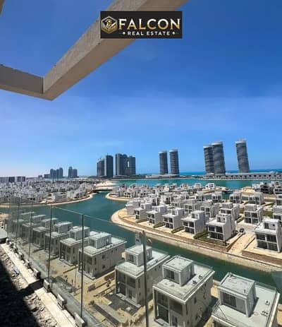 تشطيب ULTRA LUX اطلاله وهميه من كل الزاويه دقايق للبحر شاليه للبيع في مزارين امام ابراج العلمين بالقرب من مراسي و هاسيندا | Mazarine - Alamein