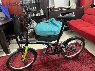 BTWIN Folding Bike - عجلة للكبار والصغار- قابلة للطي