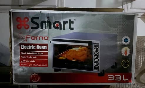 فرن كهربائي ماركة smart ٣٣ لتر بالكرتونة لم يستخدم للبيع بسعر
