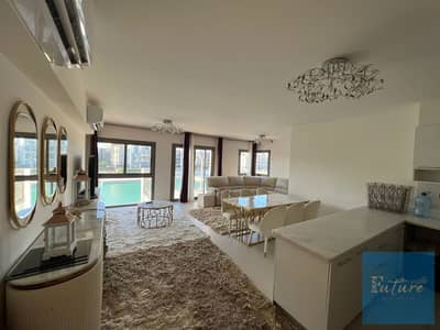 Chalet for rent, 3 bedrooms, directly on the Marina with a direct Marina and canal view, just steps from the beach, in Marassi Marina, Sidi Abdel Rahman, North Coast – Marassi North Coast.