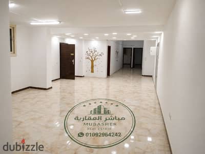 مقر إداري مرخص للإيجار 300م – أرضي بمدخل خاص – خطوات من مكرم عبيد الرئيسي  موقع مميز للشركات والمقار الإدارية.