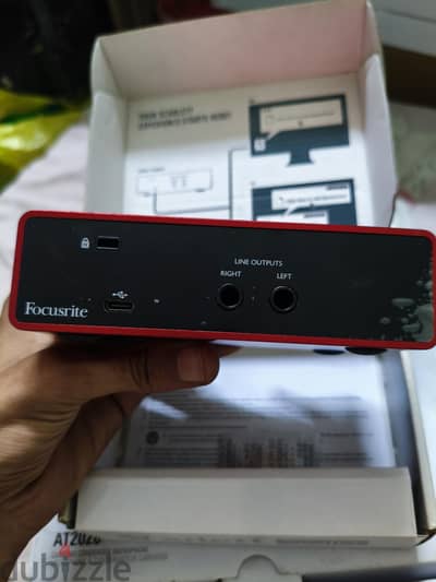 كارت صوت فوكس رايت صولو Focusrite Scarlett solo