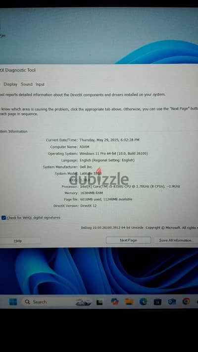 laptop dell 5590 used like new