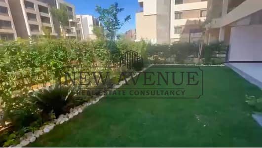 Ground Apartment for Sale Fully Furnished First Use with Garden in Capital Gardens New Cairo