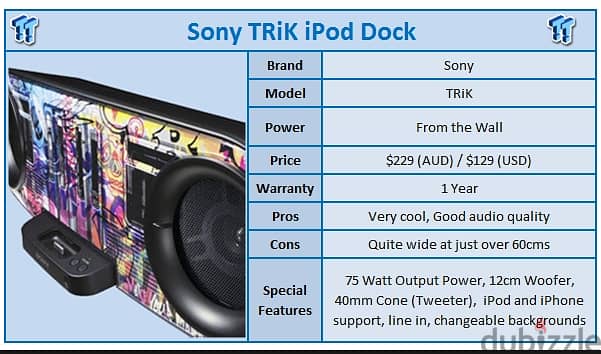 sony dock station 1