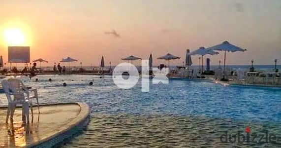 Ground floor chalet for rent fully air-conditioned – North Coast | Fourth row from the sea