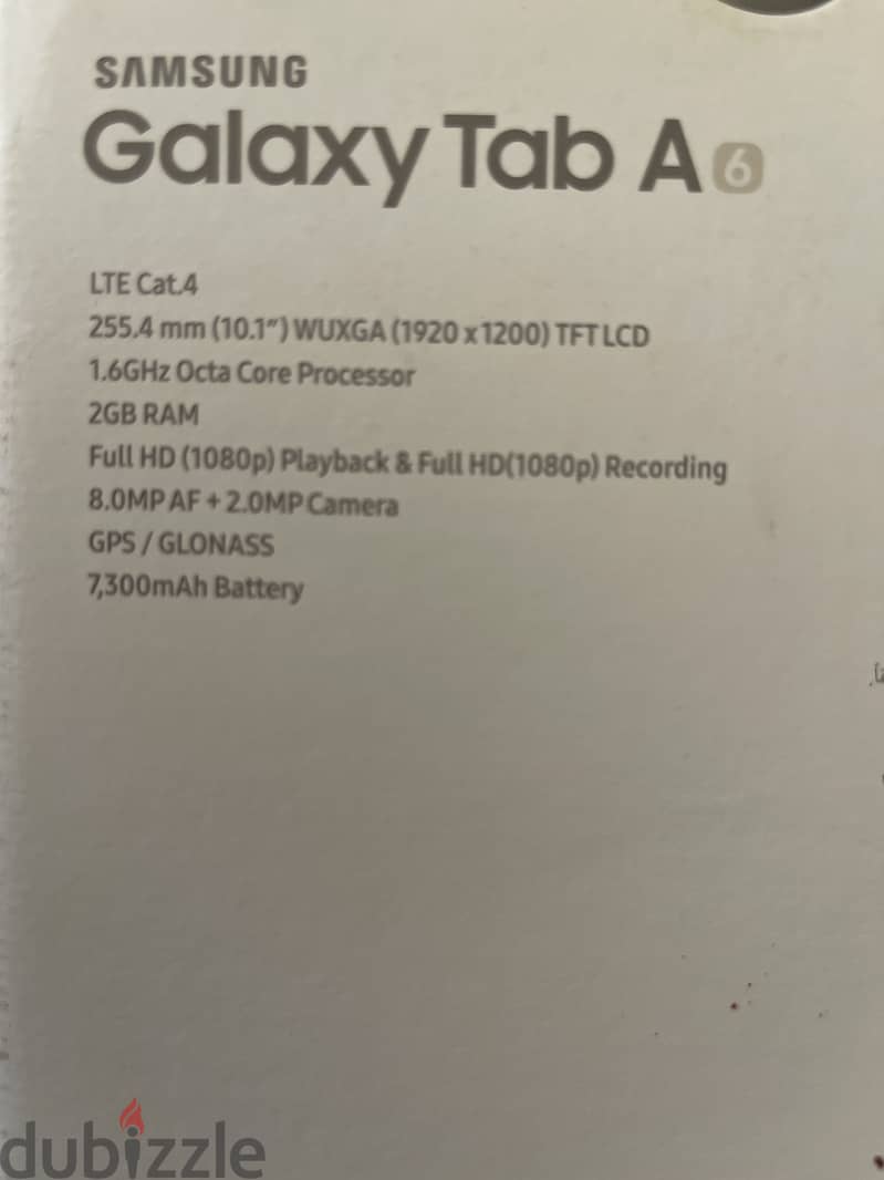 Samsung Tab A6 4
