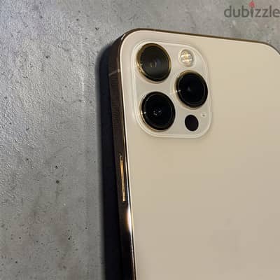 iPhone 12 Pro Max - Gold - 256GB - Battery 72% (Never Opened / زيرو لم