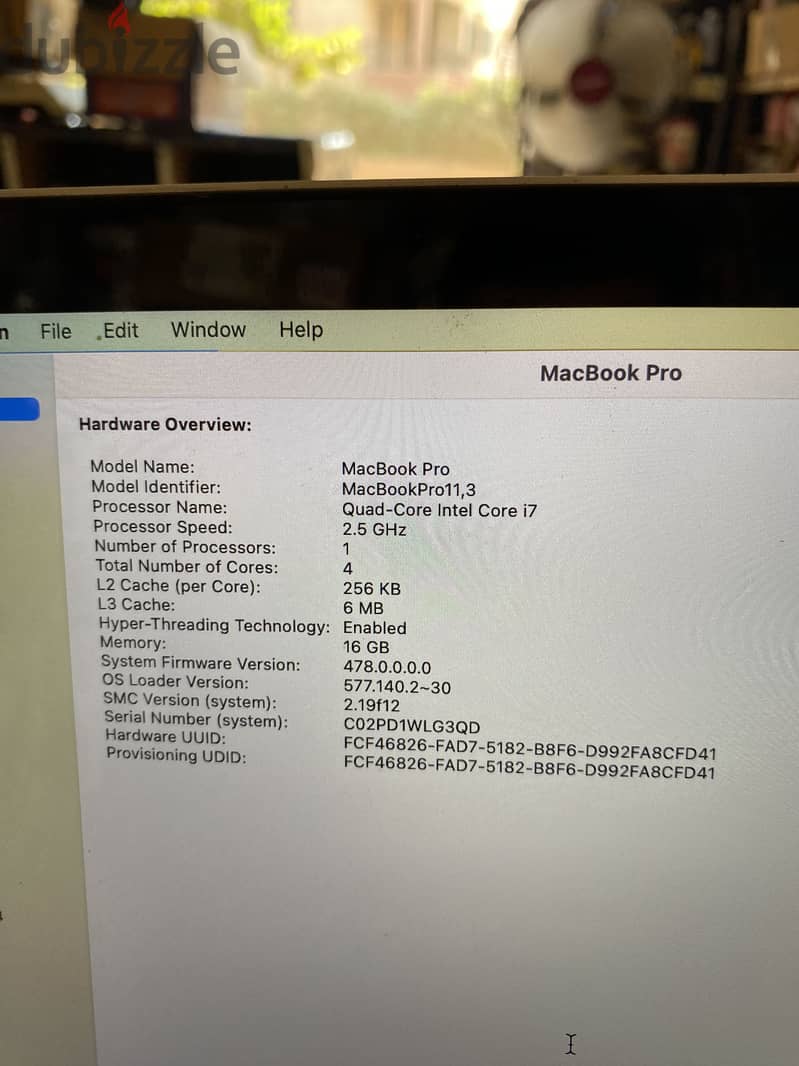 Mac book pro 5