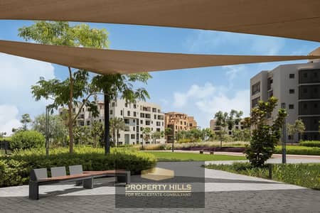 A furnished apartment for immediate delivery inside O West from Orascom next to Mall of Egypt and MSA University