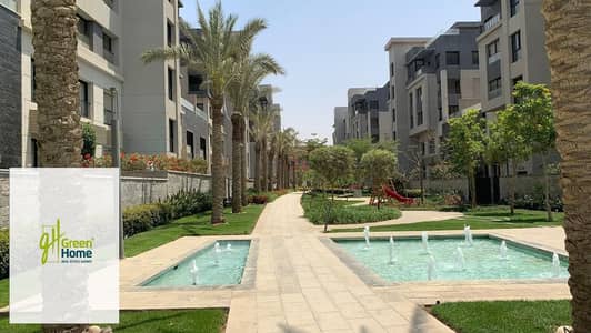 بتشطيب كامل دوبلكس 230م بجاردن 54م  للبيع في تريو جاردنز القاهرة الجديدة Trio Gardens New Cairo