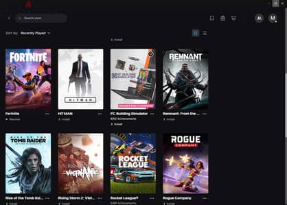 حساب Epic Games