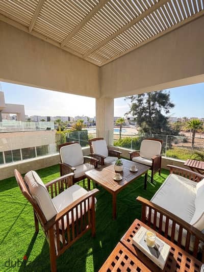 شاليه للإيجار في هاسيندا باي - على حمام السباحة مباشرة مع روف خاص
