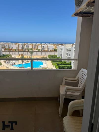 For Rent  Chalet Sea&Pool View Furnished  and Prime Location With Elevator At Amwaj  North Coast