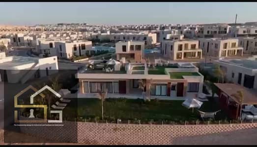 للبيع فيلا صف رابع بحر رؤية كامله للبحر استلام فورى متشطبه ومفروشه JUNE