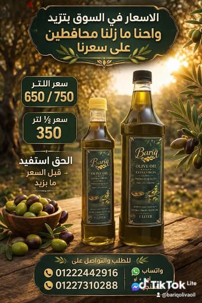 BARIQ OLIVE OIL    01222442916
