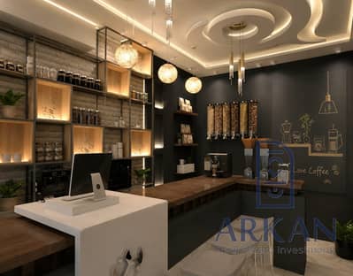  27 sqm Ground Floor Coffee Shop Next to the 3rd October Police Station & the Wholesale MarketStarting with EGP 200,000 down payment Ins