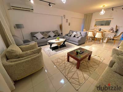 Furnished apartment for rent 162m in Al-Rehab City -- in the new seventh phase