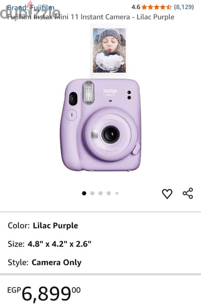 كاميرا Fujifilm Instax Mini 11 Instant
