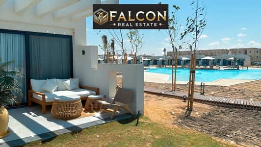 استلم بالتشطيب شاليه غرفتين فـ الساحل الشمالي بجوار طريق فوكا الجديد و الضبعة فى D Bay North Coast