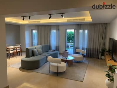 Furnished Garden Apartment for Rent in Cairo Festival Living, Fifth Settlement, New Cairo